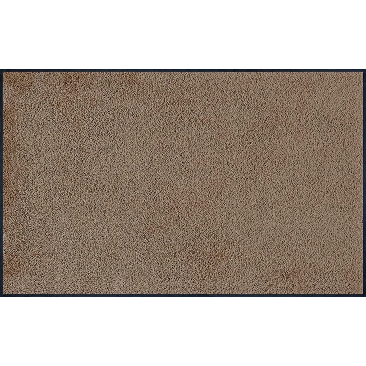 wash+dry Fußmatte, Taupe 75x120 cm, innen und außen, waschbar, Beige