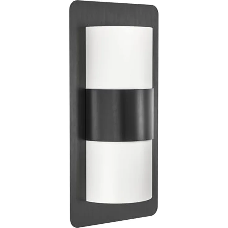 Eglo 98086 LED Outdoor Wandleuchte CISTIERNA anthrazit weiß L:18cm H:35cm T:9cm IP44