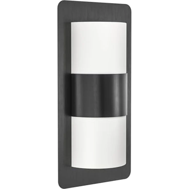 Eglo 98086 LED Outdoor Wandleuchte CISTIERNA anthrazit weiß L:18cm H:35cm T:9cm IP44 – Bild 1