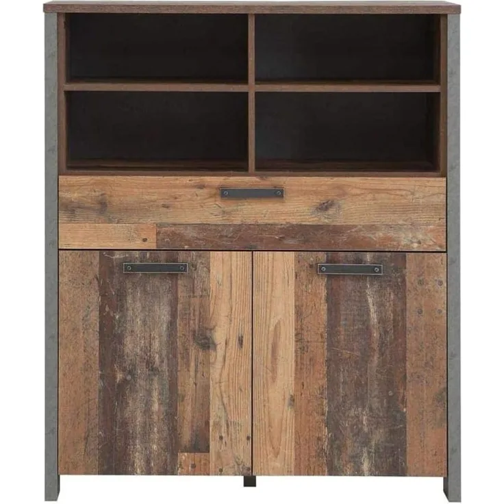 Highboard CLIF Old Wood Vintage
