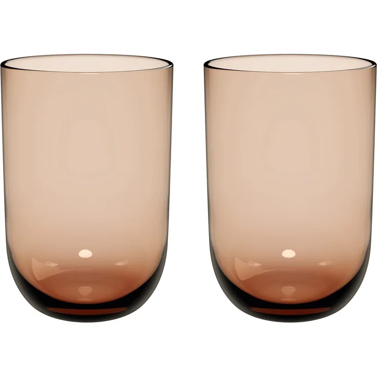 like. by Villeroy & Boch Like Glass Longdrinkbecher 385 ml 2er Set Clay