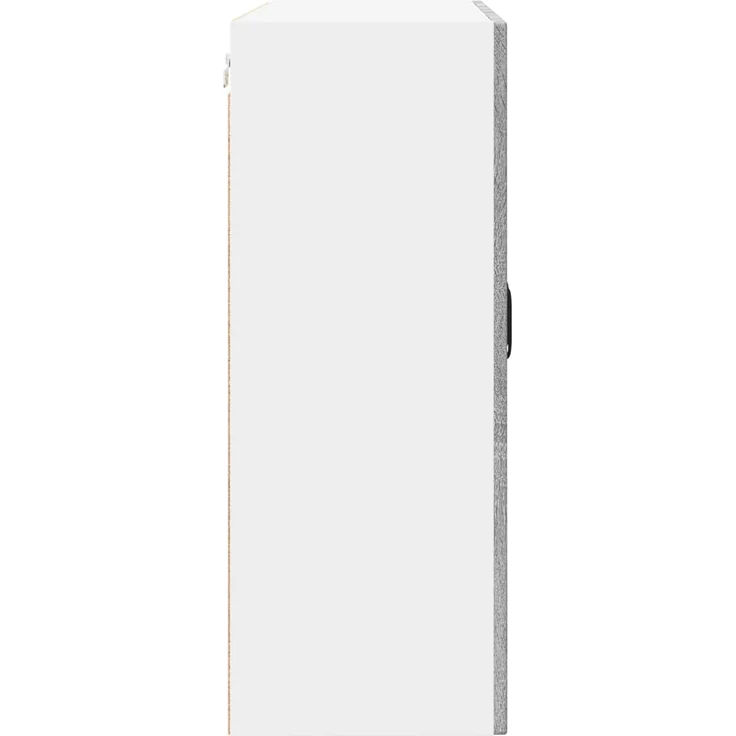 vidaXL Wandglas-Schrank PORTO Sonoma-Grau 80 x 31 x 80 cm 885421 – Bild 7