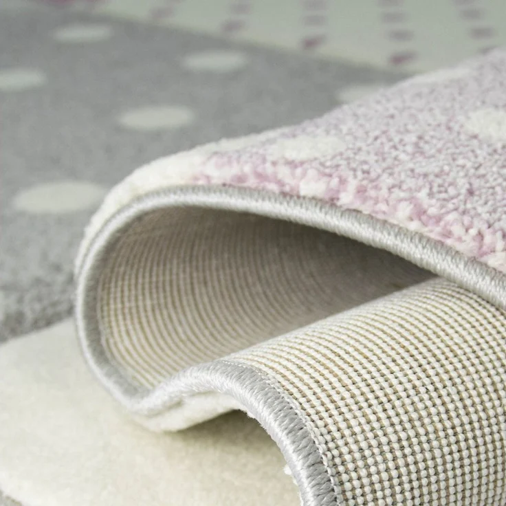 Carpetia Kinderteppich Verspieltes Motivdesign, rund, Höhe: 13 mm, pflegeleicht, strapazierfähig, handgearbeiteter Konturenschnitt – Bild 4