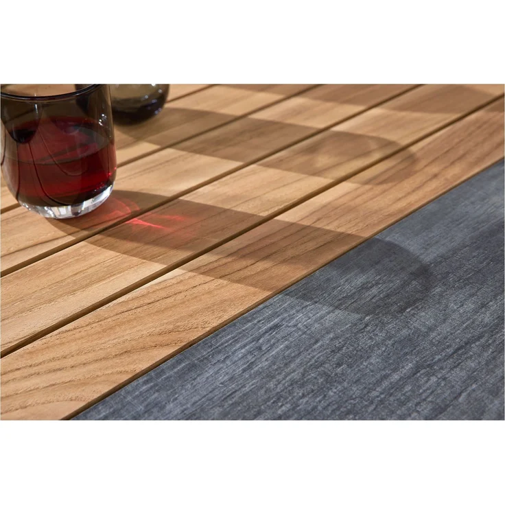 Gartentisch MONDO Ferina, Keramik, Schwarz, 204 x 77 x 103 cm – Bild 5