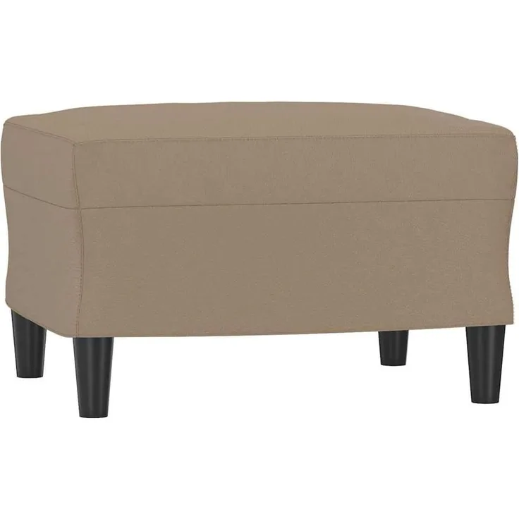 vidaXL Fußhocker Cappuccino-Braun 60 x 50 x 41 cm Kunstleder [349292]
