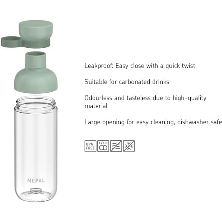 Mepal VITA Trinkflasche 900 ml Nordic Blue – Bild 2
