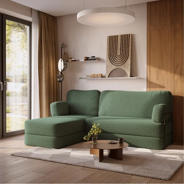Masseno Ecksofa SABI modulares Boneless Sofa mit Schlaffunktion – Bild 1