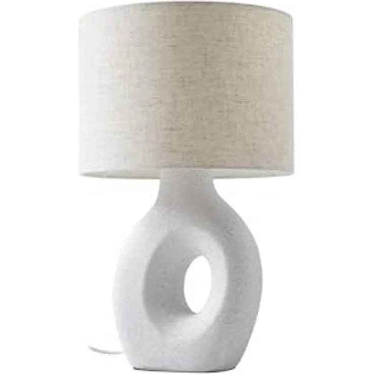 Lindby Tischleuchte Thalassia, Weiß IP20, 1 x 15 W LED – Bild 1