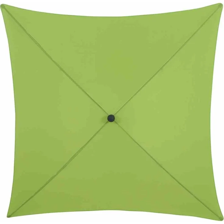 City Mittelstockschirm anthrazit/grün 180x180 cm – Bild 6