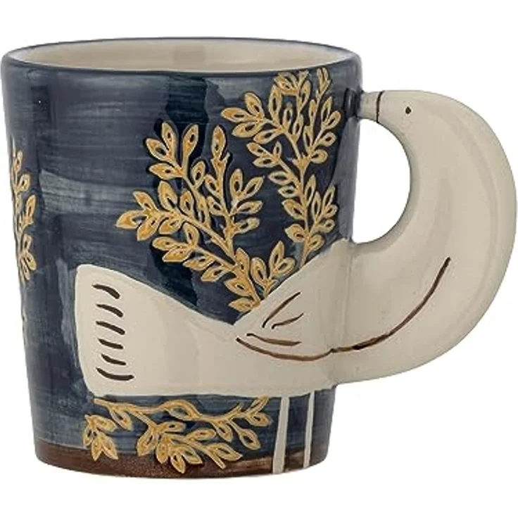 Bloomingville Tasse Bloomingville Hezha Tasse, Blue, Steingut – Bild 1