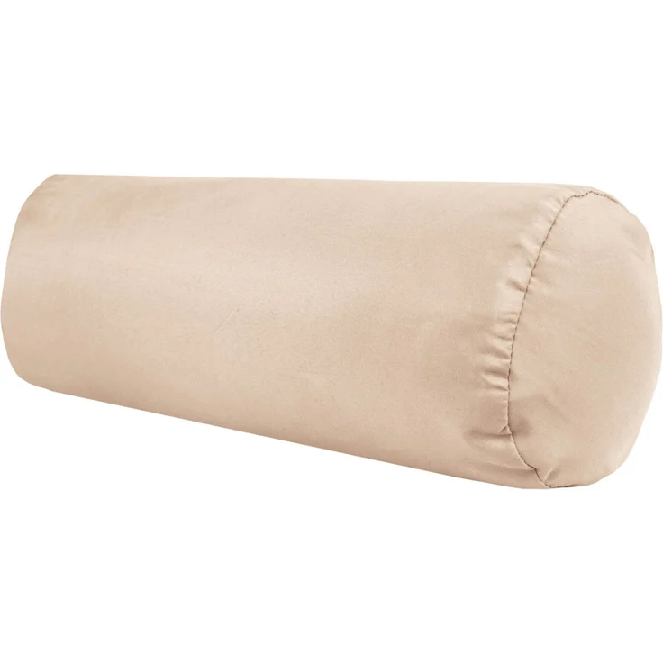 Bestlivings Nackenrolle 10x25cm ( BxL ) Bezug in der Farbe Sandgrau, in vielen vers. Farben – Bild 1