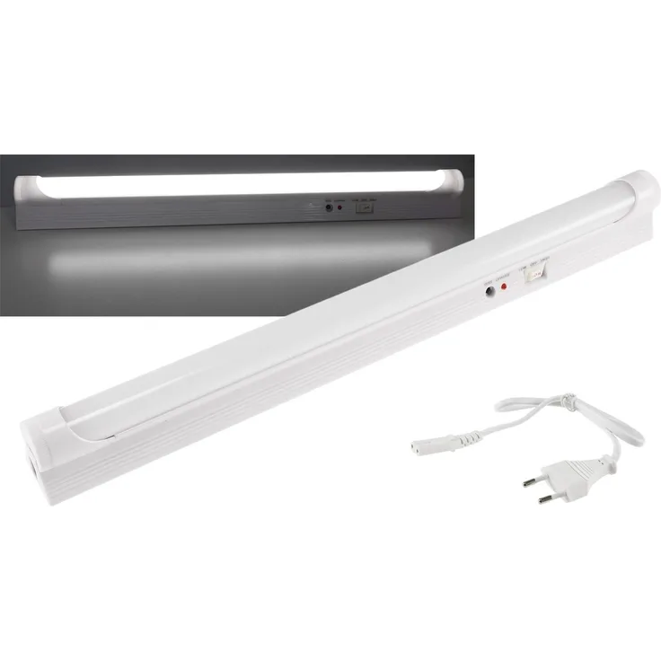 LED Notleuchte "CTNL-90 SMD-UB"Lithium Akku 2x 3,7V/2,2Ah, 9W, 40x4x3cm