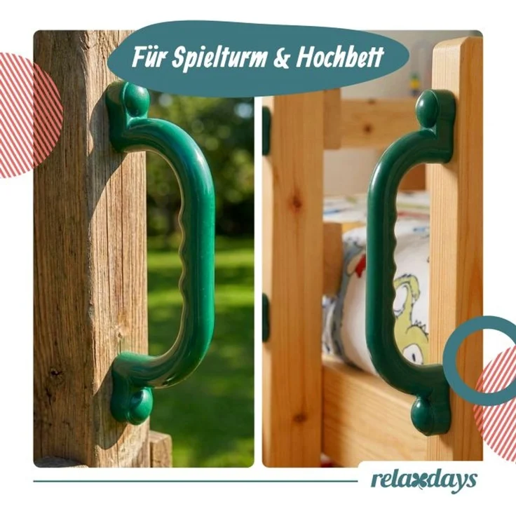 Relaxdays Klettergerüst-Griffe im Set – Bild 5