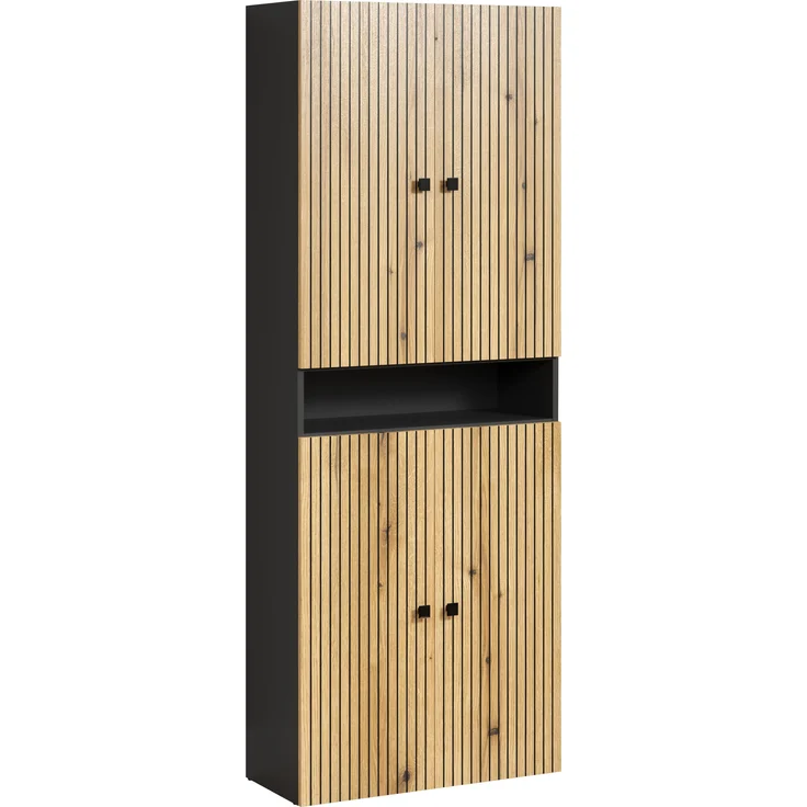 trendteam Hochschrank (Hochschrank) Badschrank Badhochschrank 70 x 188 x 31 cm – Bild 1