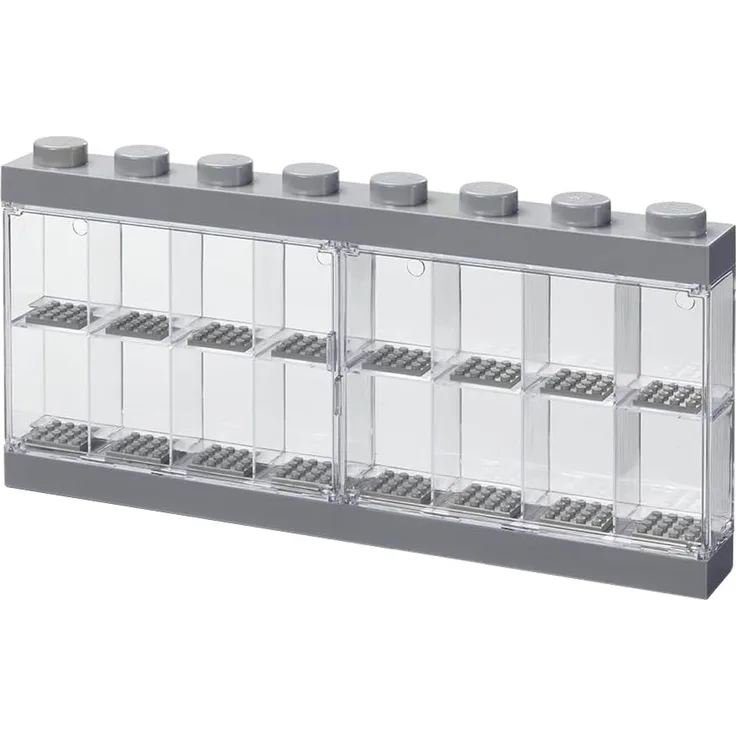 Room Copenhagen 'LEGO Minifiguren Display Case 16' Aufbewahrungsbox grau