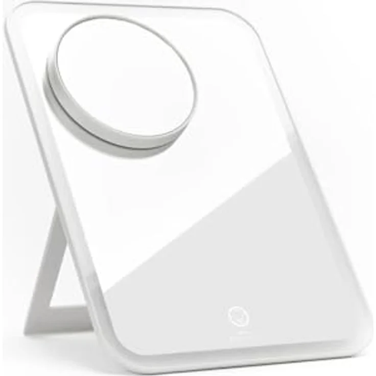 StylPro Glow & Go Schminkspiegel, 10x vergrößerbar, dimmbare LED-Beleuchtung mit Touchscreen, verstellbarer Ständer, inklusive weicher Luxus-Reisetasche und USB-Ladekabel – Bild 4