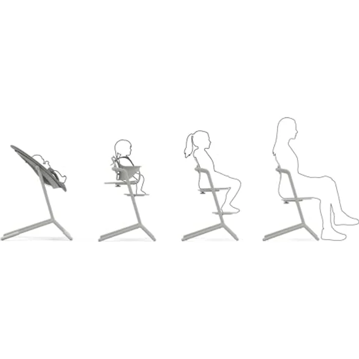 Cybex Lemo Babywippe Ständer Suede Grey Grau – Bild 5