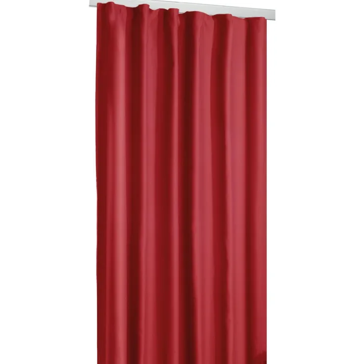 Verdunkelungsgardine Universalband Shadow 135x245 cm Rot