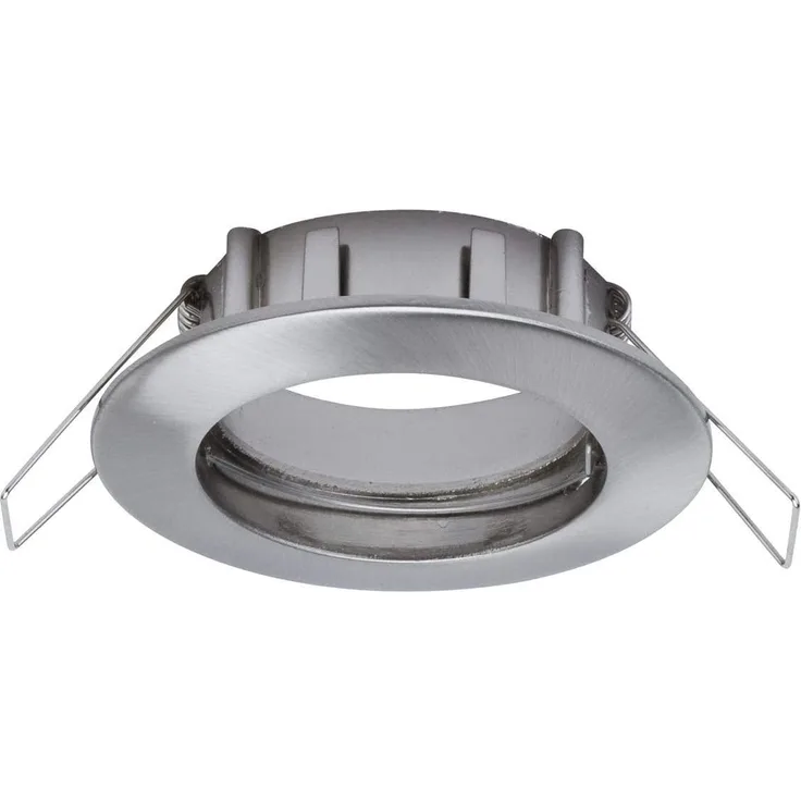 Paulmann Premium EBL 2Easy 3er-Set starr IP44 rund 79mm max. 3x50W dimmbar Eisen gebürstet #99738