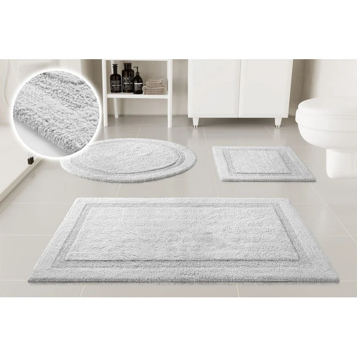 OTTO home Badematte Meellor, Höhe 20 mm, Baumwolle, rechteckig, Badteppich, getuftet, modern, Uni, antirutsch, flauschig, Baumwolle – Bild 5