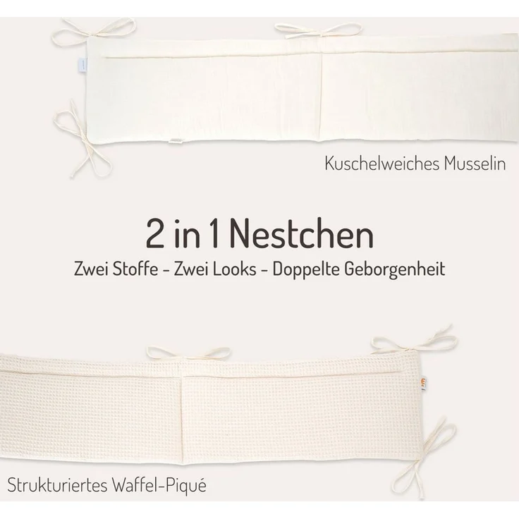 FabiMax Beistellbett Basic weiß – Bild 2