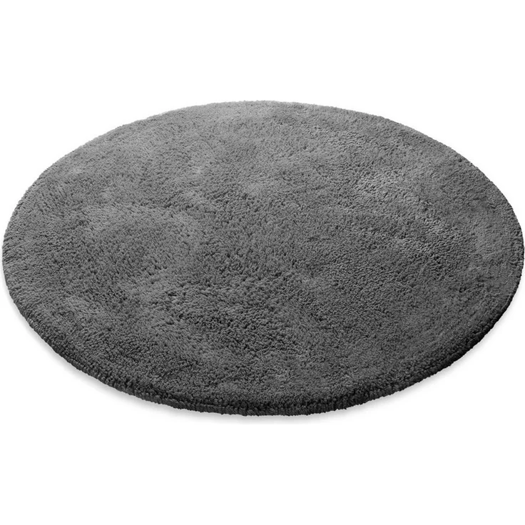 OTTO home Badematte Selenne, uni, viele Farben, Badvorleger, Badezimmer Teppich, Höhe 20 mm, rutschhemmend beschichtet, fußbodenheizungsgeeignet, Baumwolle, rund, Badteppich, getuftet, modern, Uni, antirutsch, flauschig, Baumwolle – Bild 2