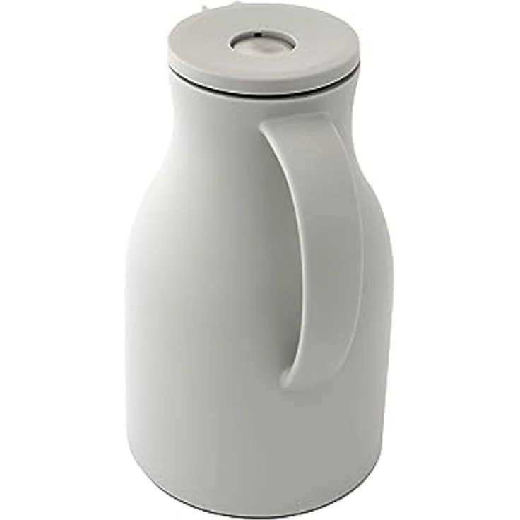 dobman exclusive 401724 Thermokanne Isolierkanne Kaffeekanne Warmhaltekanne 1L. Pearl – Bild 6