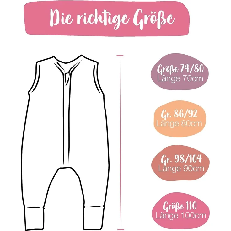 Ehrenkind® Baby Sommerschlafsack mit Füßen 1.0 TOG aus weicher OEKO-TEX zertifizierter Bio-Baumwolle | Sommer Schlafsack | Baby Schlafsack Gr. 80 Jeansblau Tropfen | 1 Tog – Bild 3