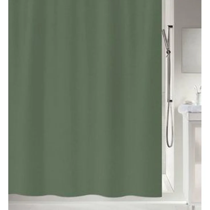 spirella Duschvorhang PRIMO Breite 120 cm, Anti-Schimmel Textil-Duschvorhang, Polyester, 120x200 cm, waschbar – Bild 5