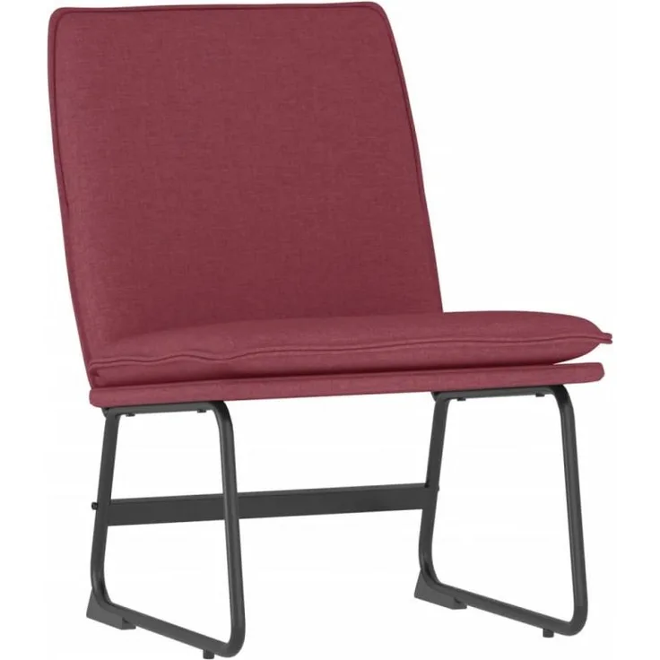 vidaXL Loungesessel Weinrot 52x75x76 cm Stoff 351315