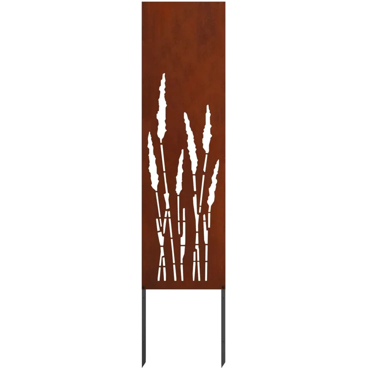 vidaXL Garten Sichtschutz-Leinwand Rostig 32 x 140 cm Wetterfeststahl 876244 – Bild 7