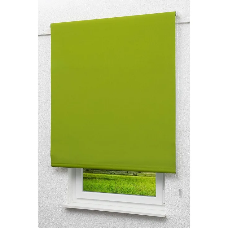 Lysel Outlet - Verdunkelungsrollo Gelbgrün, (B x H) 152.50cm x 190cm in grün/gelbgrün