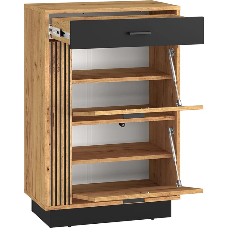 Flur Schuhschrank in Gold Craft Eiche VINICA-131 – Bild 7