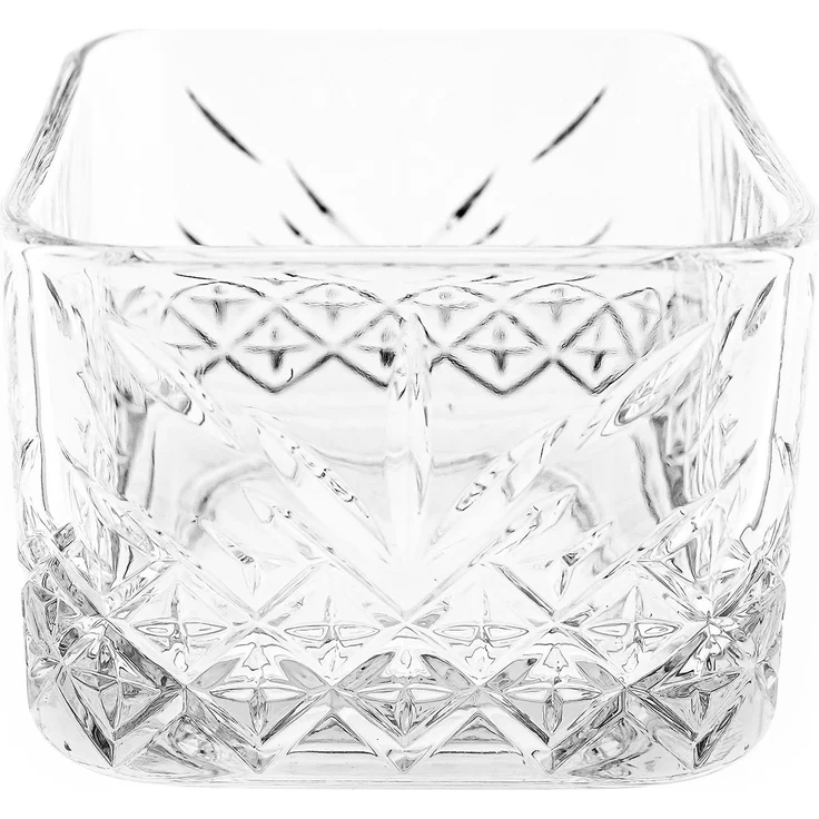 Pasabahce Timeless 4er Schalen set aus Glas, quadratische Snackschalen, Dessertschale – Bild 4