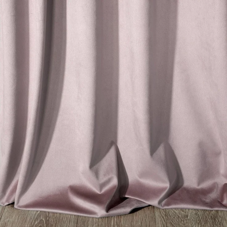 Eurofirany Vorhang VELVET (2 St), Ösen, blickdicht, Samt, 2er-Set Ösenschals aus Velvet, mit mittlerem Verdunkelungsgrad – Bild 3