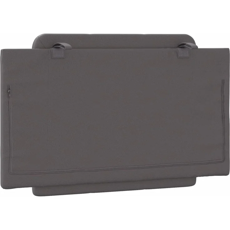 vidaXL Kopfteil-Kissen Grau 80 cm Kunstleder 374832 – Bild 6