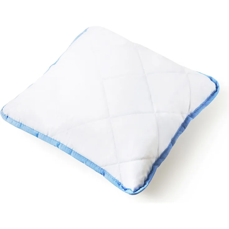 Kissen 40x60 aus Mikrofaser - Kopfkissen mit flauschiger Hohlfaserfüllung - Schlafkissen für jede Schlafposition - Waschbar - Öko-Tex zertifiziert - Kissen 40x60 blau-weiß
