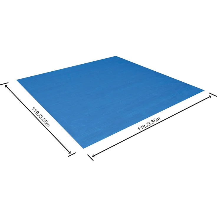 PE- Bodenplane 335 x 335 cm, blau, quadratisch – Bild 10