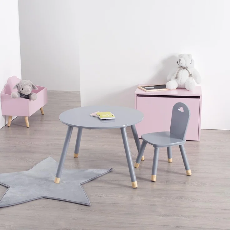 Kindertisch, rund - 43 cm, Ø 60 cm – Bild 2