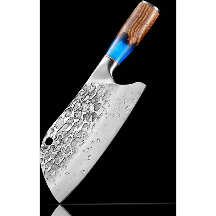 Küchenmesser aus geschmiedetem Stahl Ultra scharf langlebig Das Allzweckmesser, Metzgermesser oder Hackbeil wird Sie überzeugen