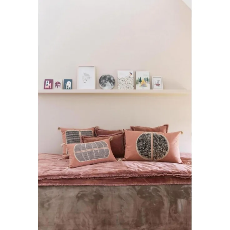 VIVARAISE FARA BLANKET Rosew 135X200