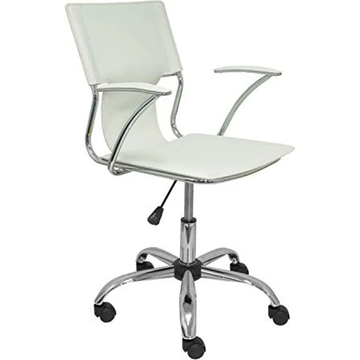 Piqueras y Crespo 214 - Ergonomischer Bürostuhl mit festen Armlehnen, höhenverstellbar und um 360° drehbar