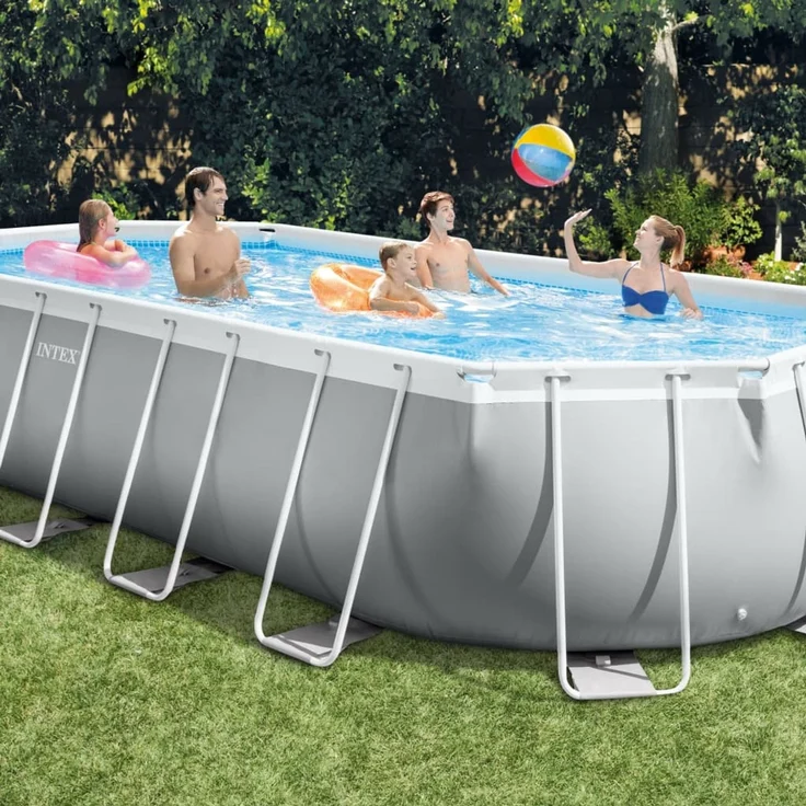 INTEX Prism Frame Pool , 610 x 305 x 122 cm, oval – Bild 2