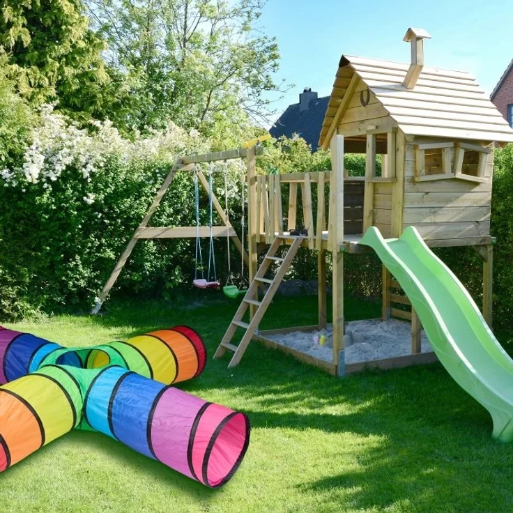Bunter Spieltunnel mit 4 Röhren 10048913 – Bild 2
