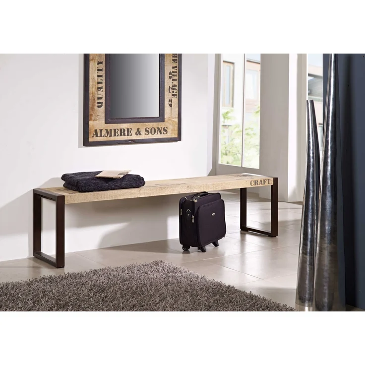 Bank Mango 160x40x45 natur bedruckt FACTORY #121 – Bild 4