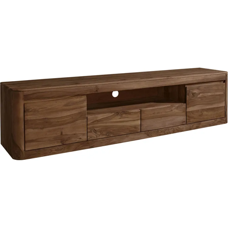 TV-Board Sheesham 200x45x50 smoked cherry gebeizt TORONTO #151