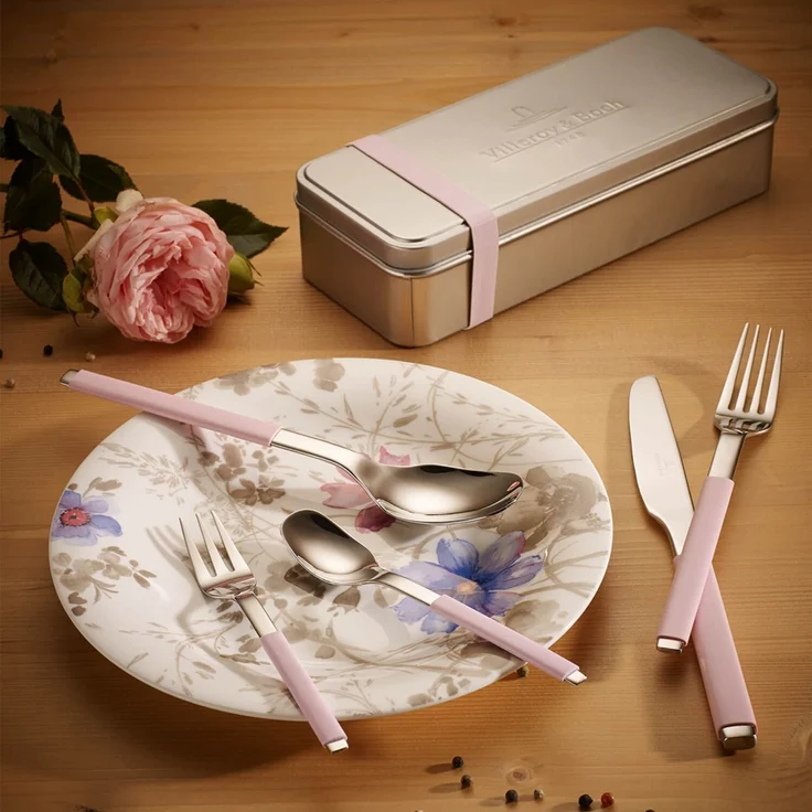 Villeroy & Boch Mariefleur Gris Basic Frühstücksteller ø 21,5 cm 6er Set – Bild 2