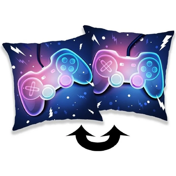 Gamer Kopfkissen (1 Stück) Premium Dekokissen mit beidseitigem Digitaldruck – Bild 2