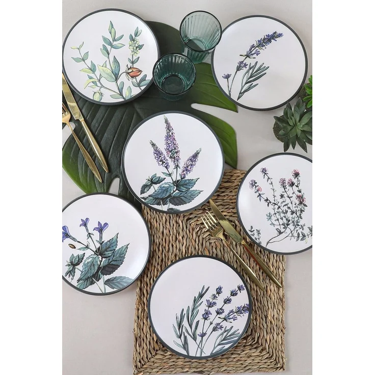 Hermia Concept Teller-Set 100% CERAMIC STONEWARE M1731 (6-tlg) – Bild 5