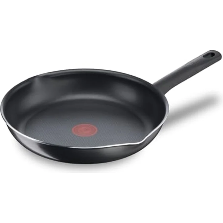 Tefal B56490 Day By Day On 3-Teiliges Pfannenset 20/24/28 Cm | Antihaftversiegeltes Kochgeschirr | Tiefe Form | Hochleistungsfähige Titanium Antihaftversiegelung | Temperaturindikator, Schwarz – Bild 5